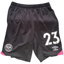 Load image into Gallery viewer, Brentford Fc Black Shorts Player Issue #23
