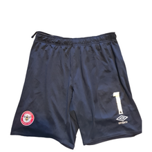 Load image into Gallery viewer, Brentford Fc Shorts Blue Away Player Issue #1
