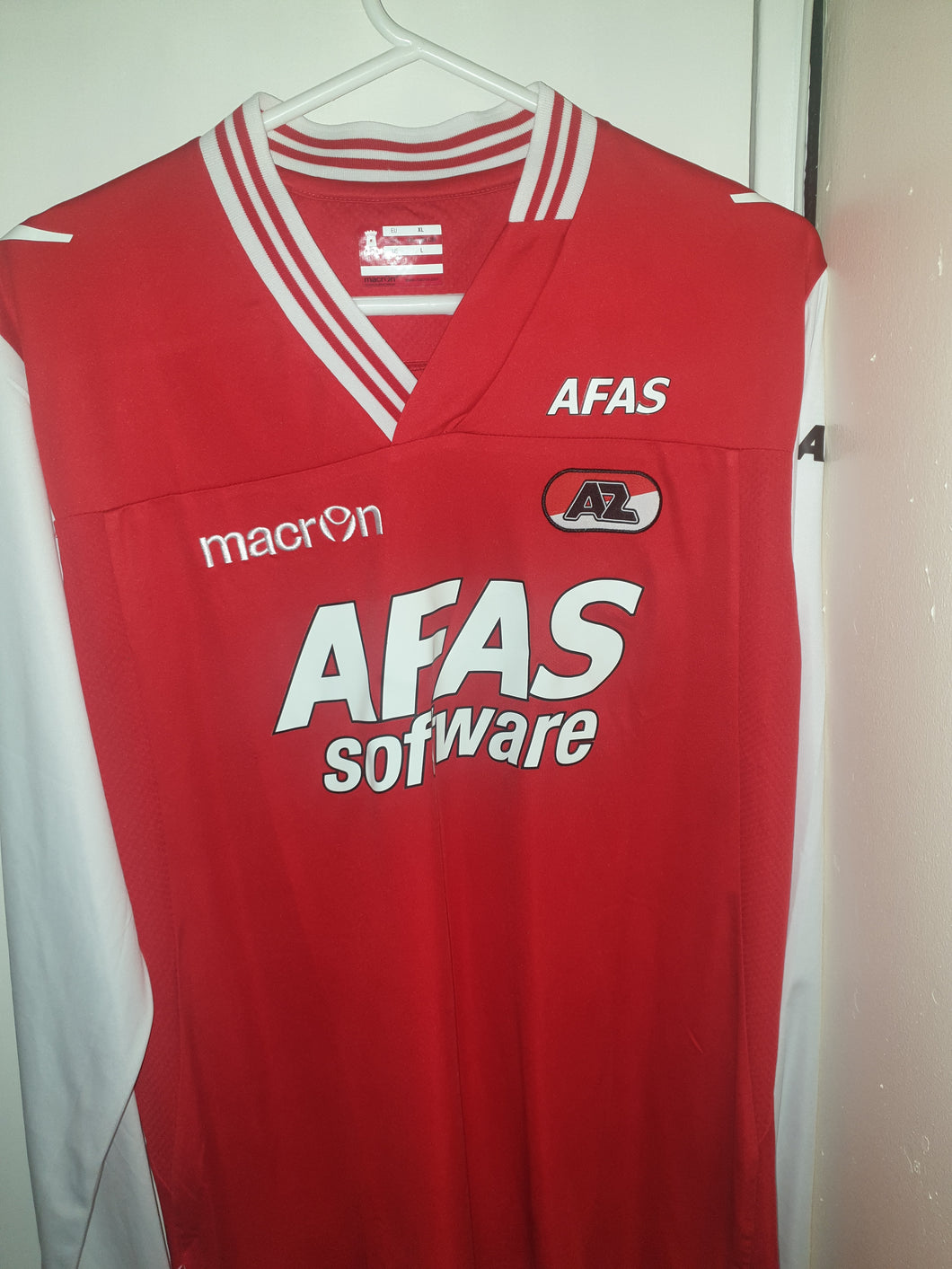 AZ Alkmaar 2013/2014 Long Sleeve Home Football Shirt Men’s XL