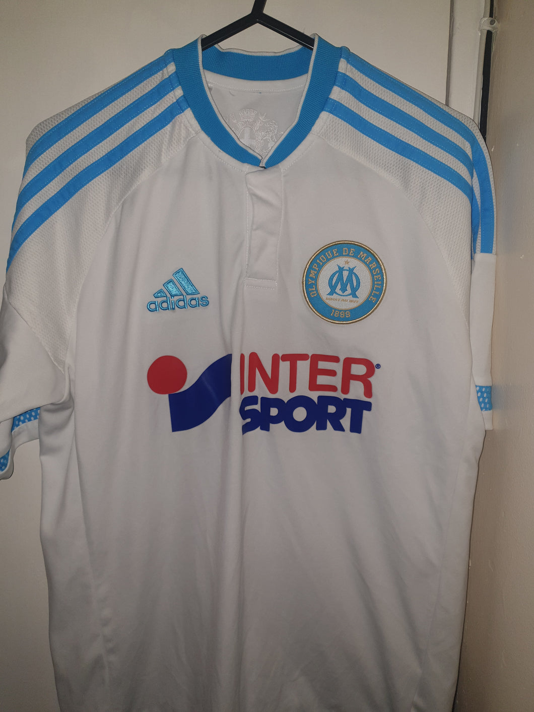 Olympique De Marseille 2013-2014 Home Shirt (Size Small)