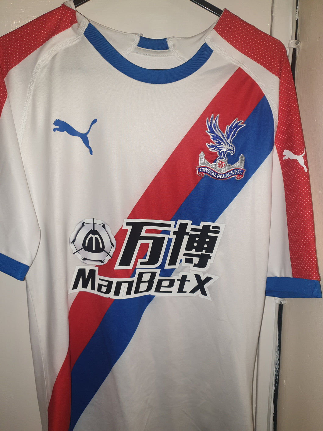 Crystal Palace 2019-20 Player Issue Away Shirt (Size Medium)