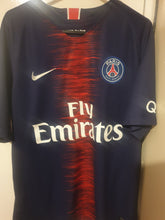 Load image into Gallery viewer, Paris Saint Germain 2018-19 Home Shirt (Size Large)
