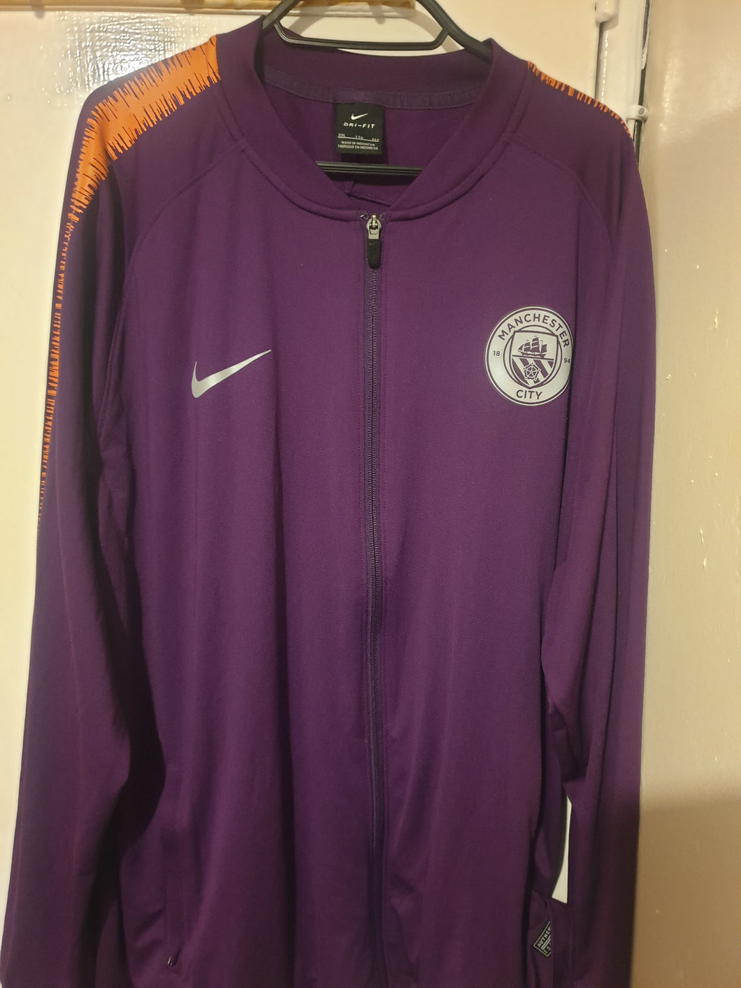 Manchester City 2018-19 Training Track Top (Size XXL)