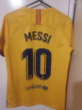 Load image into Gallery viewer, Fc Barcelona 2019-20 Away Shirt Messi 10 (Size Youth Large)
