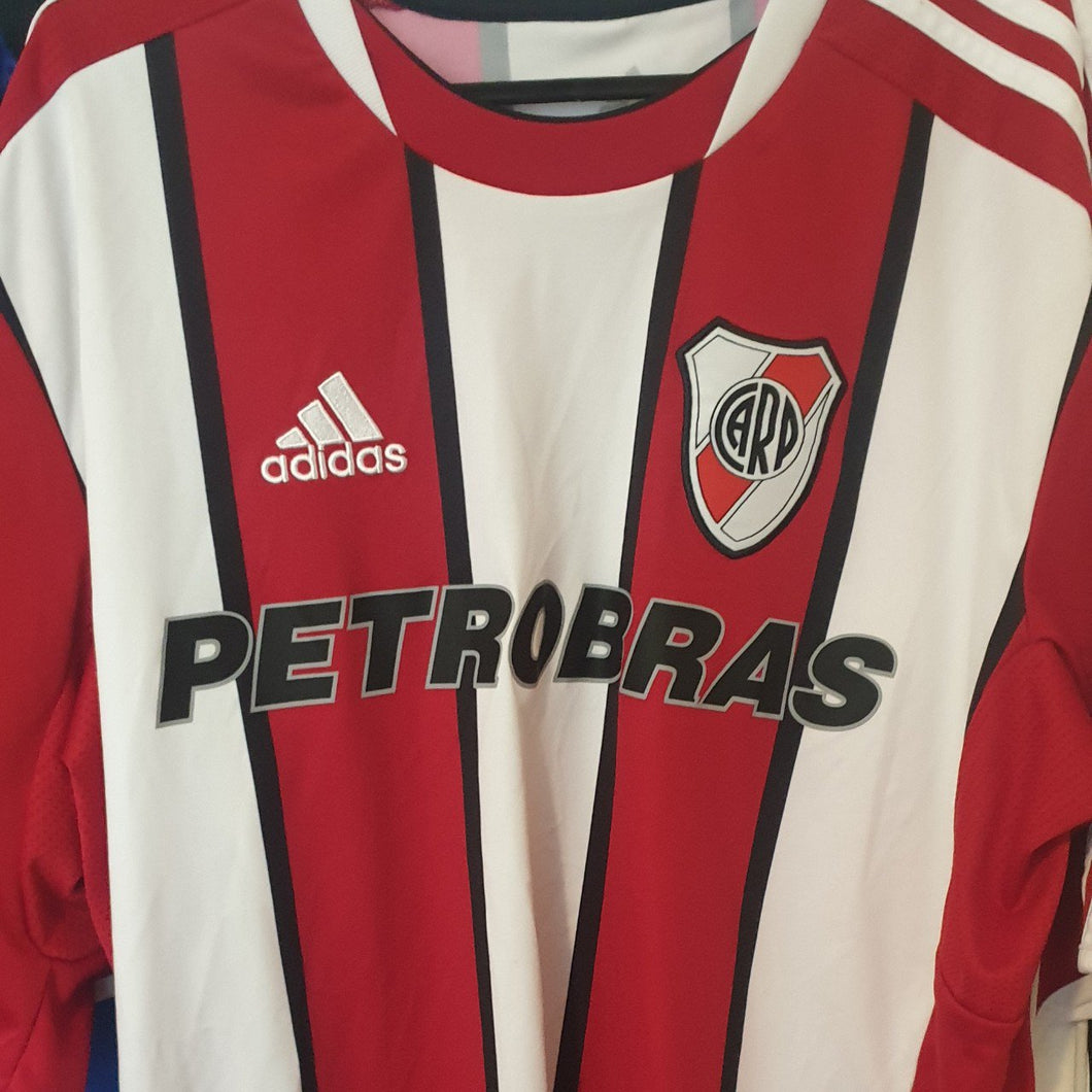 River Plate 2011-2013 Home Football Shirt Adidas ( Size L)