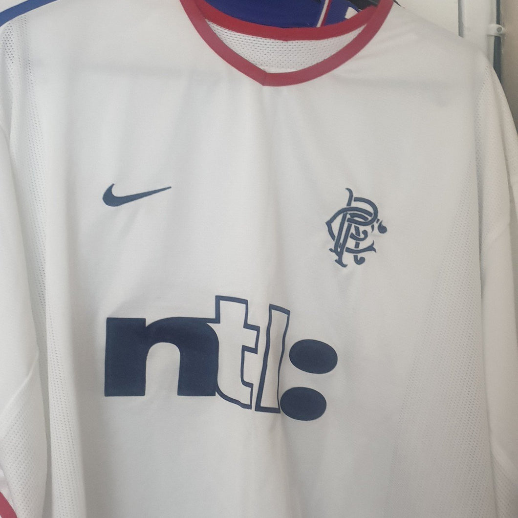 Glasgow Rangers 2001/2002 Away Shirt (Size Xxl)