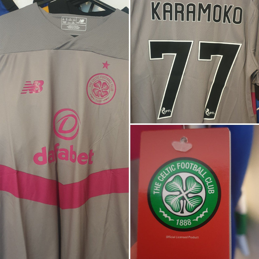 BNWT Celtic FC 2019/20 3rd Shirt Karamoko Dembele77 (Various Sizes)