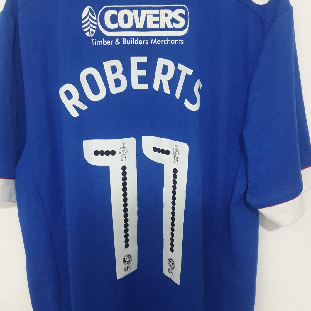 Portsmouth Fc Pompey 2016/17 Home Shirt Gareth Roberts 11(size Medium)