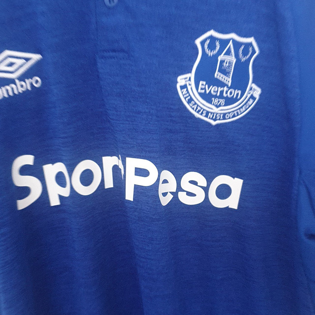 Official Everton Umbro 2018/2019 Home Football Shirt ( Size L).