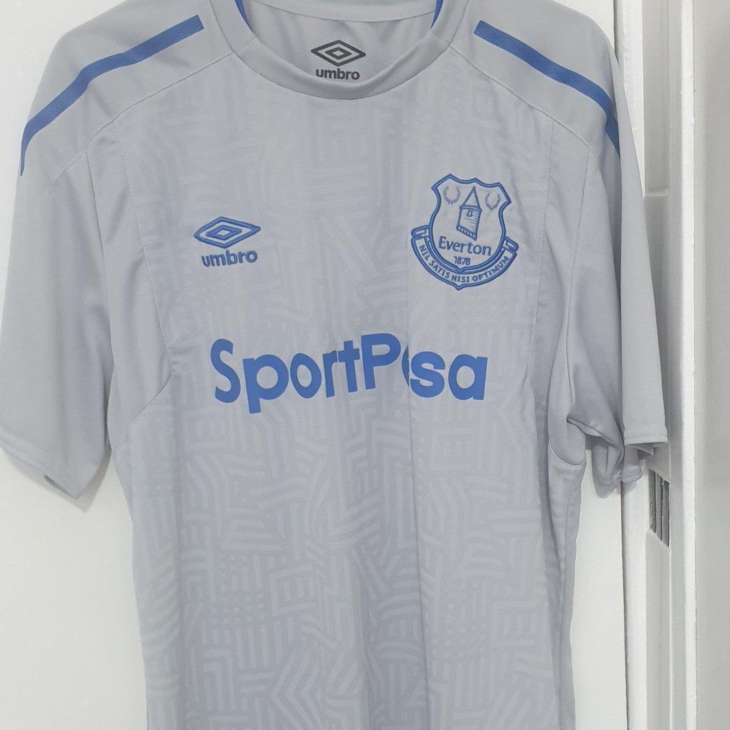 Everton Fc 2017/18 Away Shirt Umbro (Size Large)