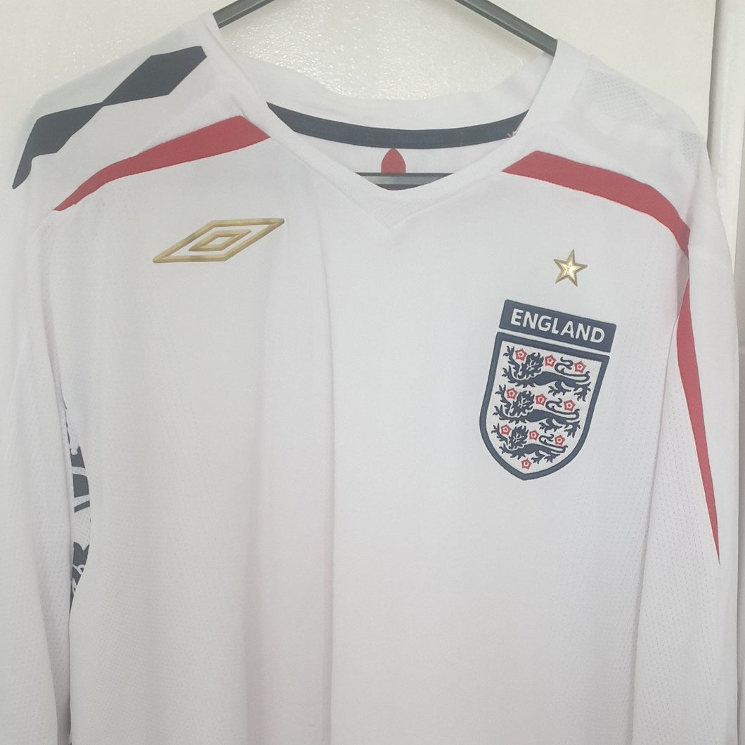 England Home Shirt 2007-2009 Umbro (Size XXL).