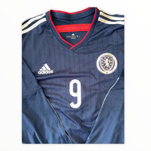 Load image into Gallery viewer, Scotland 2014-15 Home Shirt Long Sleeve Player Issue #9 (Size XL)
