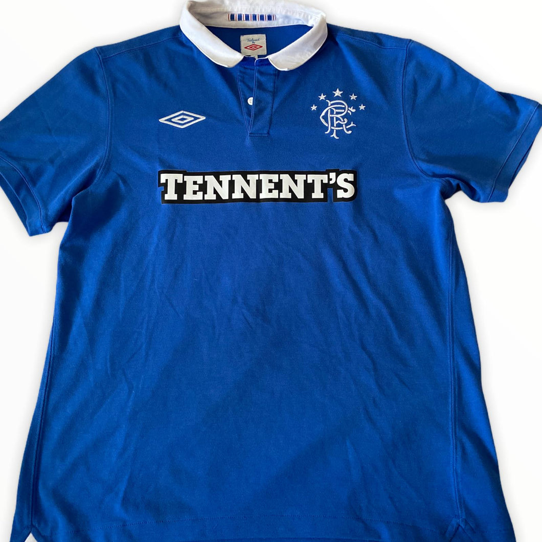 Glasgow Rangers 2010-2011 Home Shirt (Size Medium)