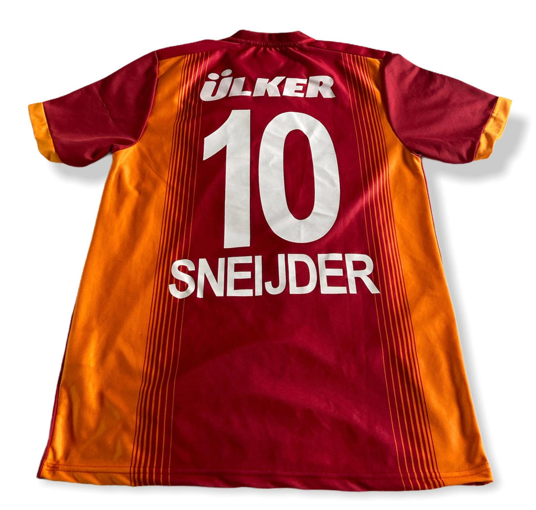 Galatasaray 2014-15 Home Shirt Sneijder #10 (Size Medium)