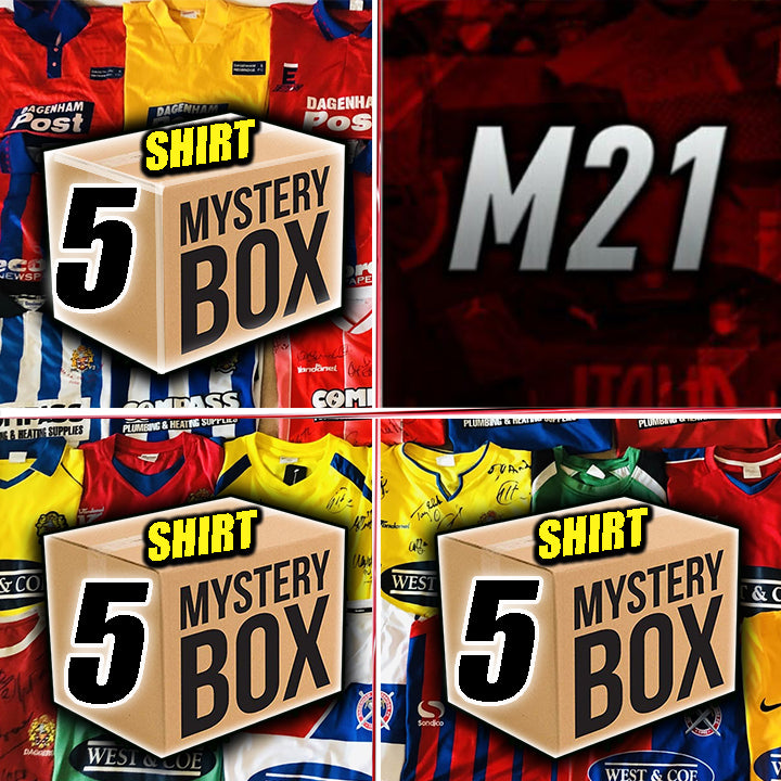 5 M21FootballShirt Mystery Box (Adult Sizes)