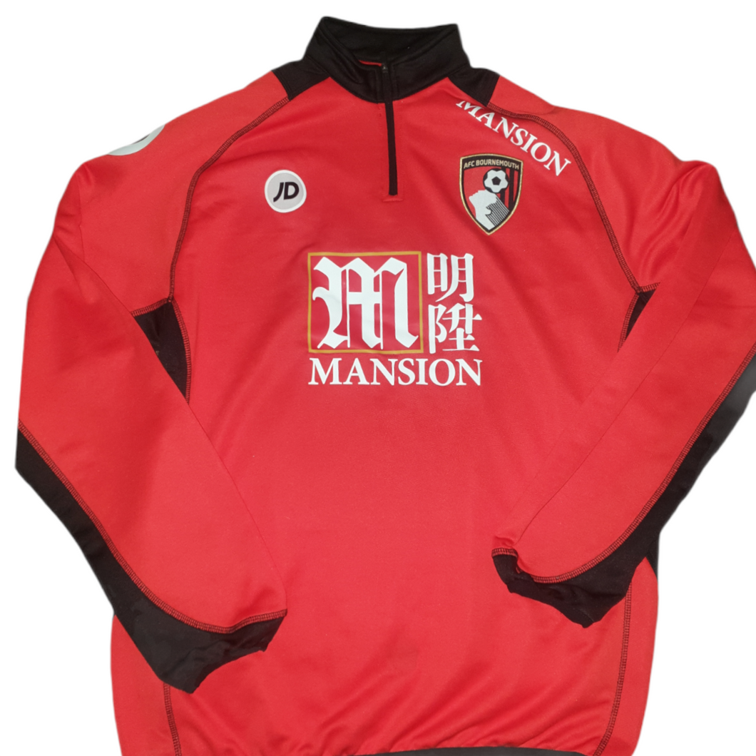 AFC Bournemouth 2016-17 1/4 Zip Training Jacket (Size Medium)