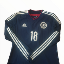 Load image into Gallery viewer, Scotland 2014-15 Home Shirt Player Issue Long Sleeve #18 (Size Large/Medium)
