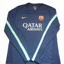 Load image into Gallery viewer, Fc Barcelona 2013-14 Training Shirt Long Sleeve  Track Top (Size XL)
