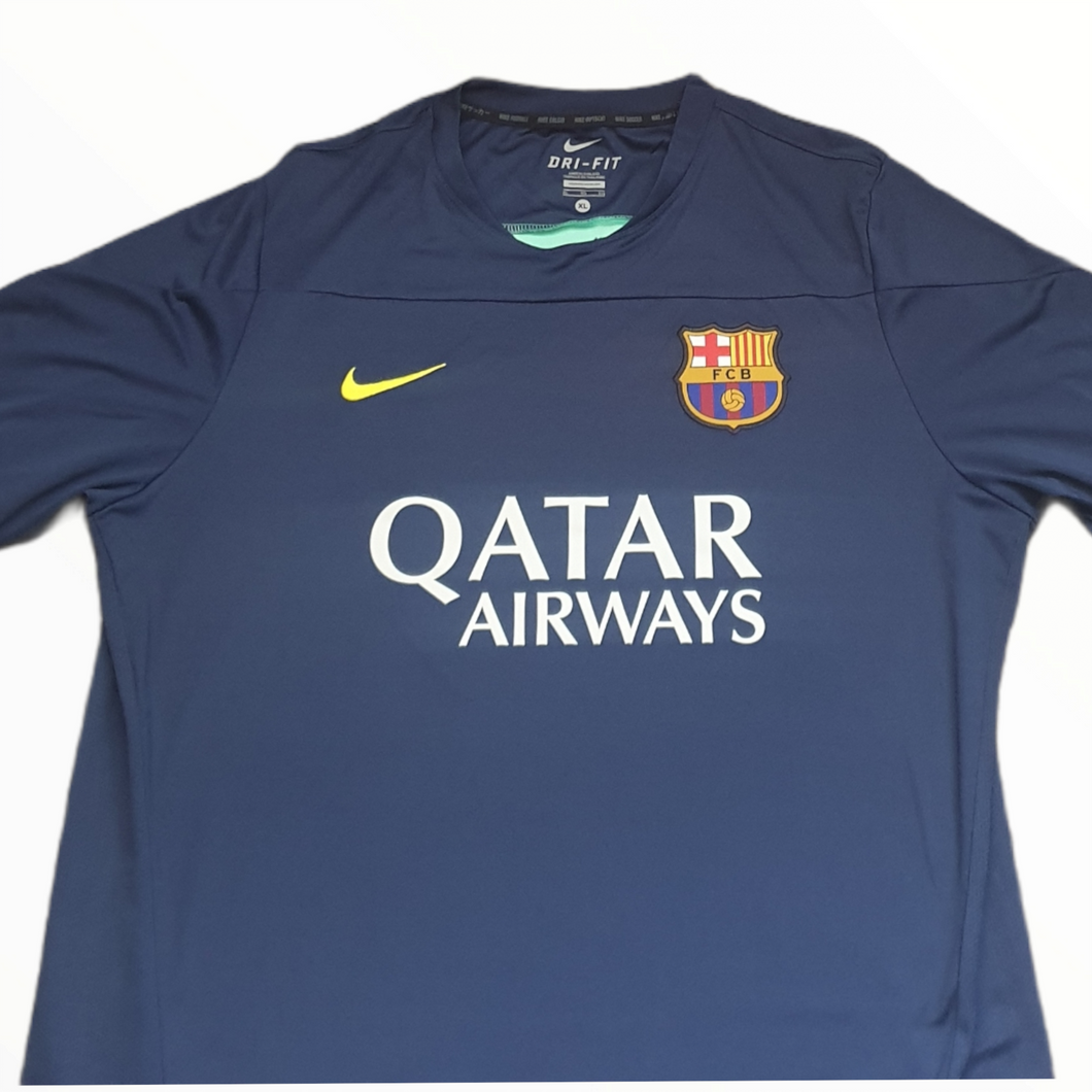 Fc Barcelona 2013-14 Training Shirt  (Size XL)