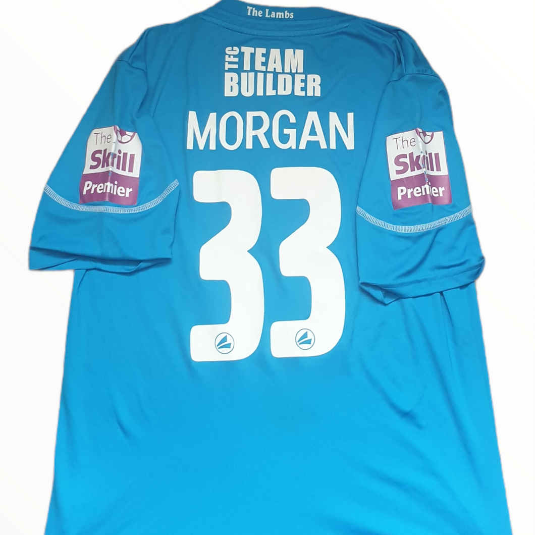 Tamworth Fc 2013 -2014 Away Shirt Match Worn David Morgan #33