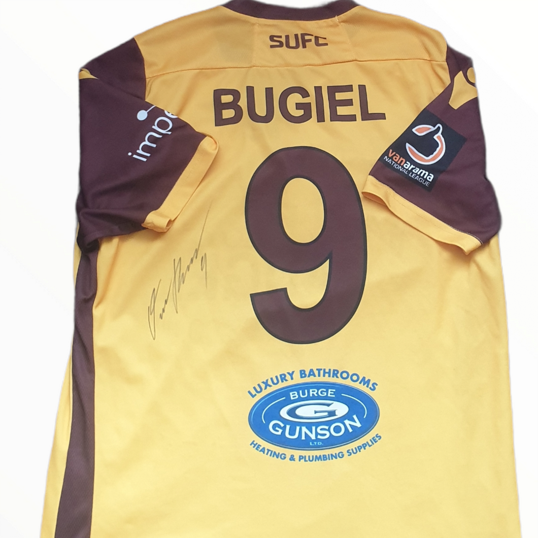 Sutton United FC 2018-2020 Home Shirt Match Worn Omar Bugiel #9