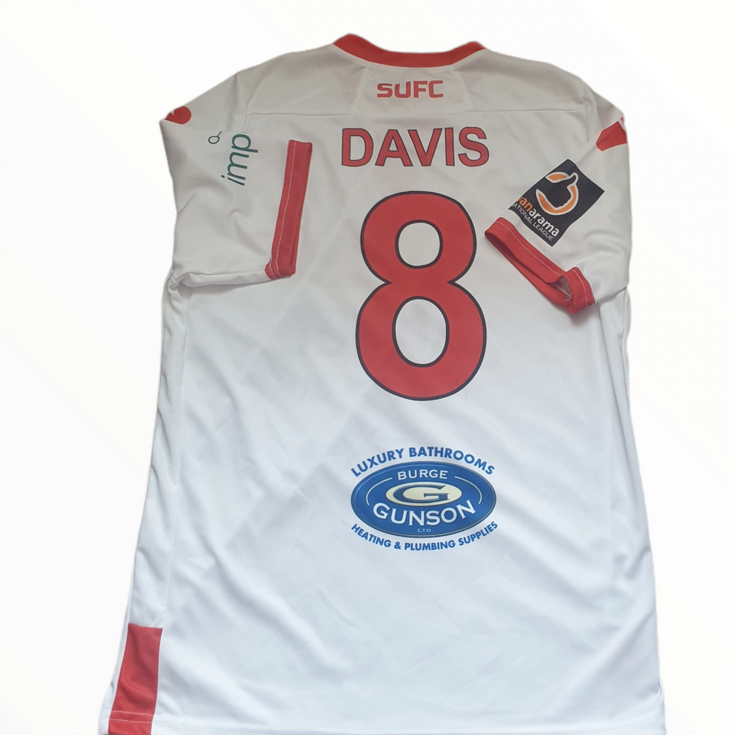 Sutton United FC 2018-2020 Away Shirt Match Worn Kenny Davis #8