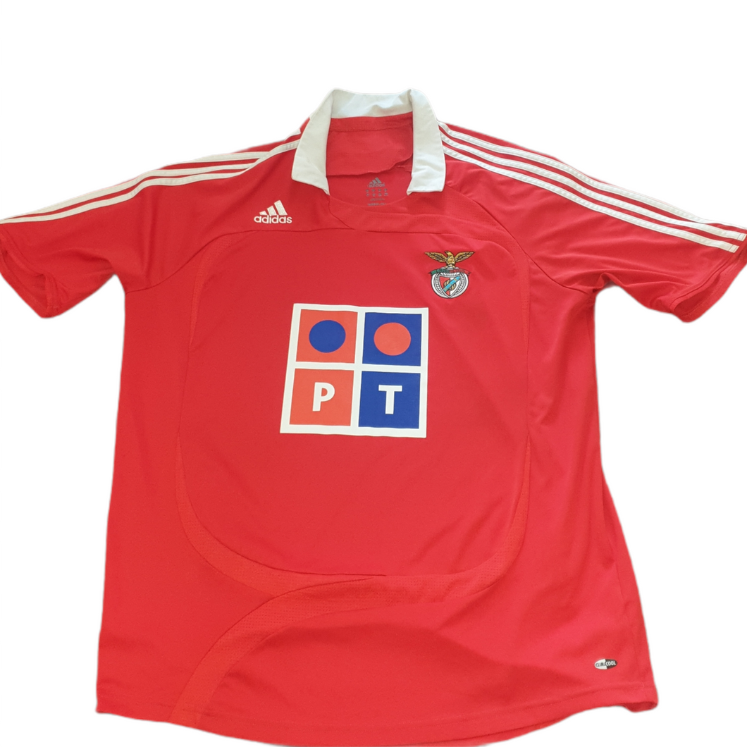 SL Benfica 2007-2008 Home Shirt (Size XL)