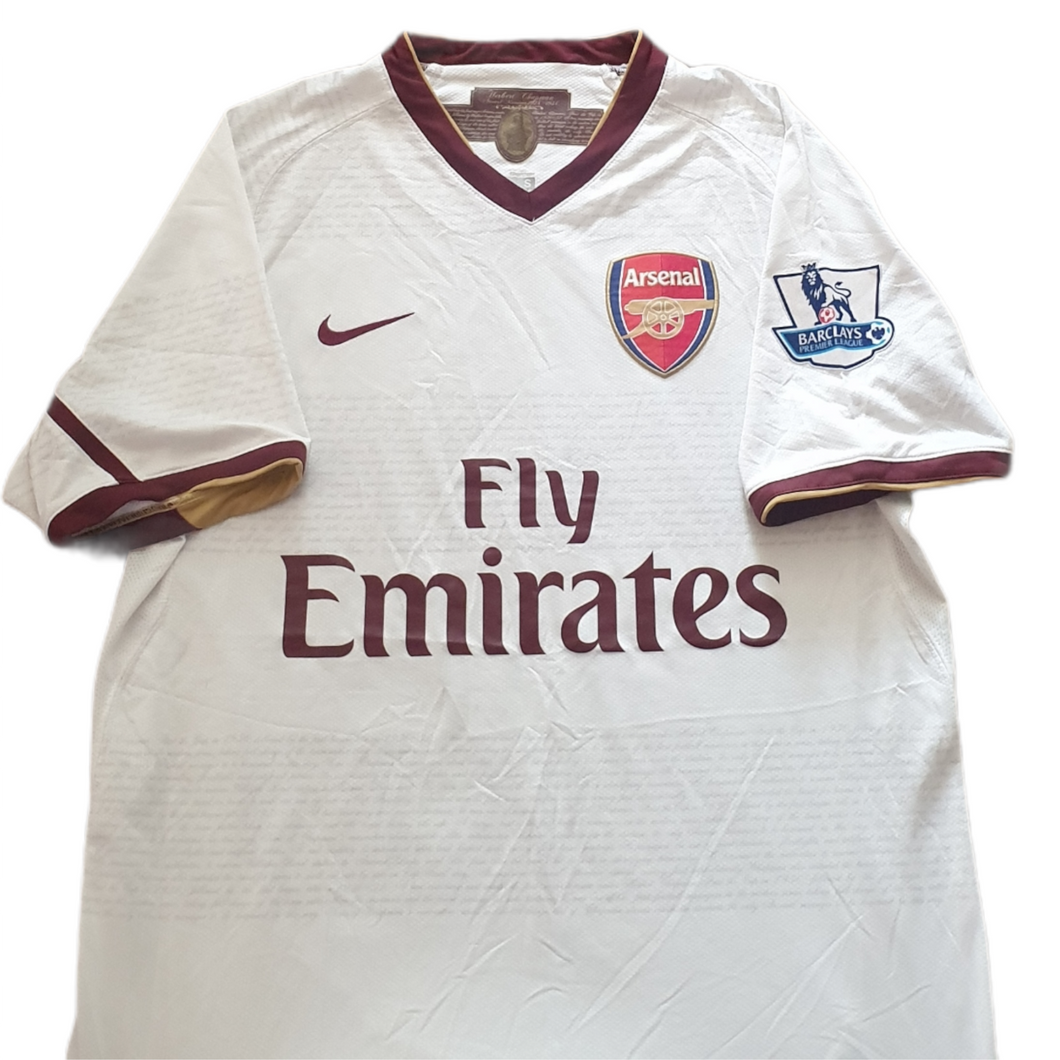 Arsenal Fc 2007-2008 Away Shirt (Size Small)
