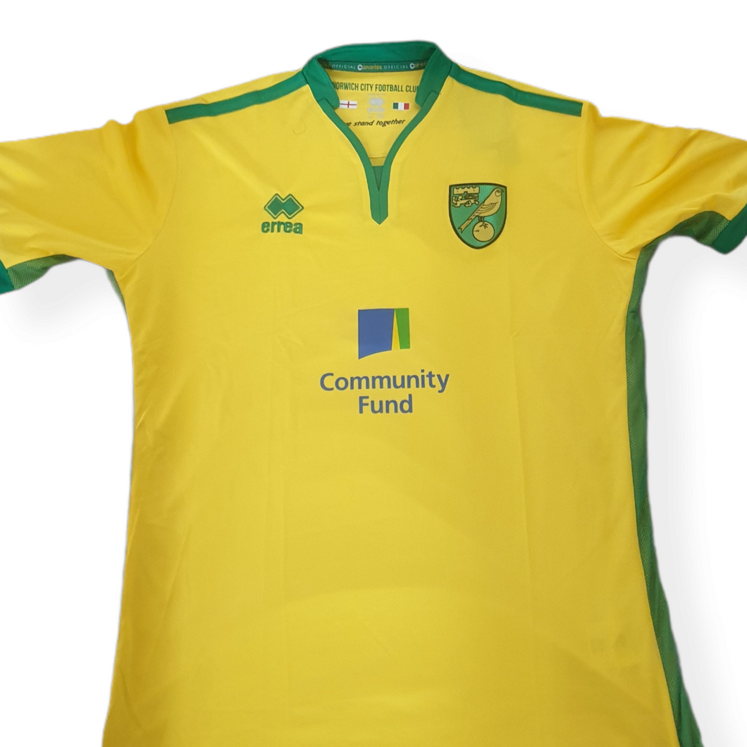 BNWT Norwich City 2016-17 Home Shirt (Size XXL)