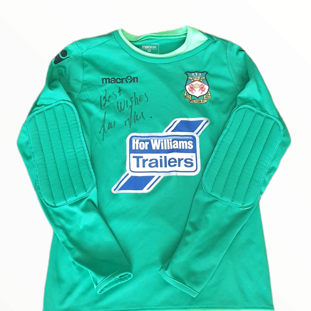 AFC Wrexham 2019-20 Goalkeeper Shirt Signed By Kristian Rogers
