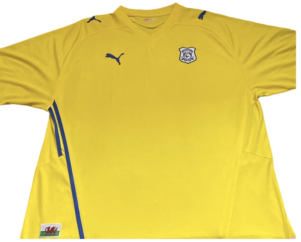 BNWT Cardiff City 2009-10 Away Shirt (Size XL)