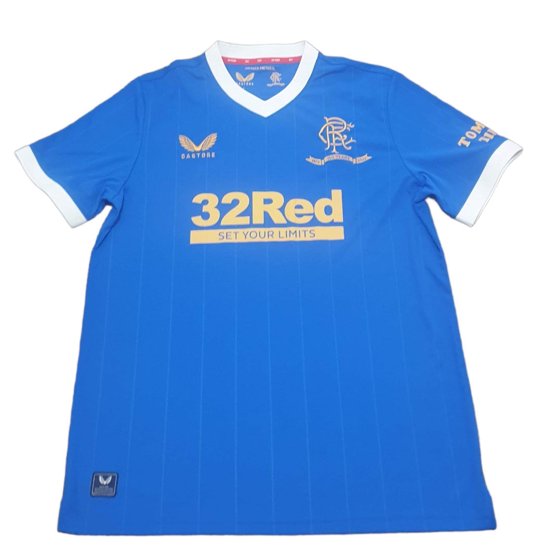 Rangers 2021-22 150th Anniversary Home Shirt (Size Large)
