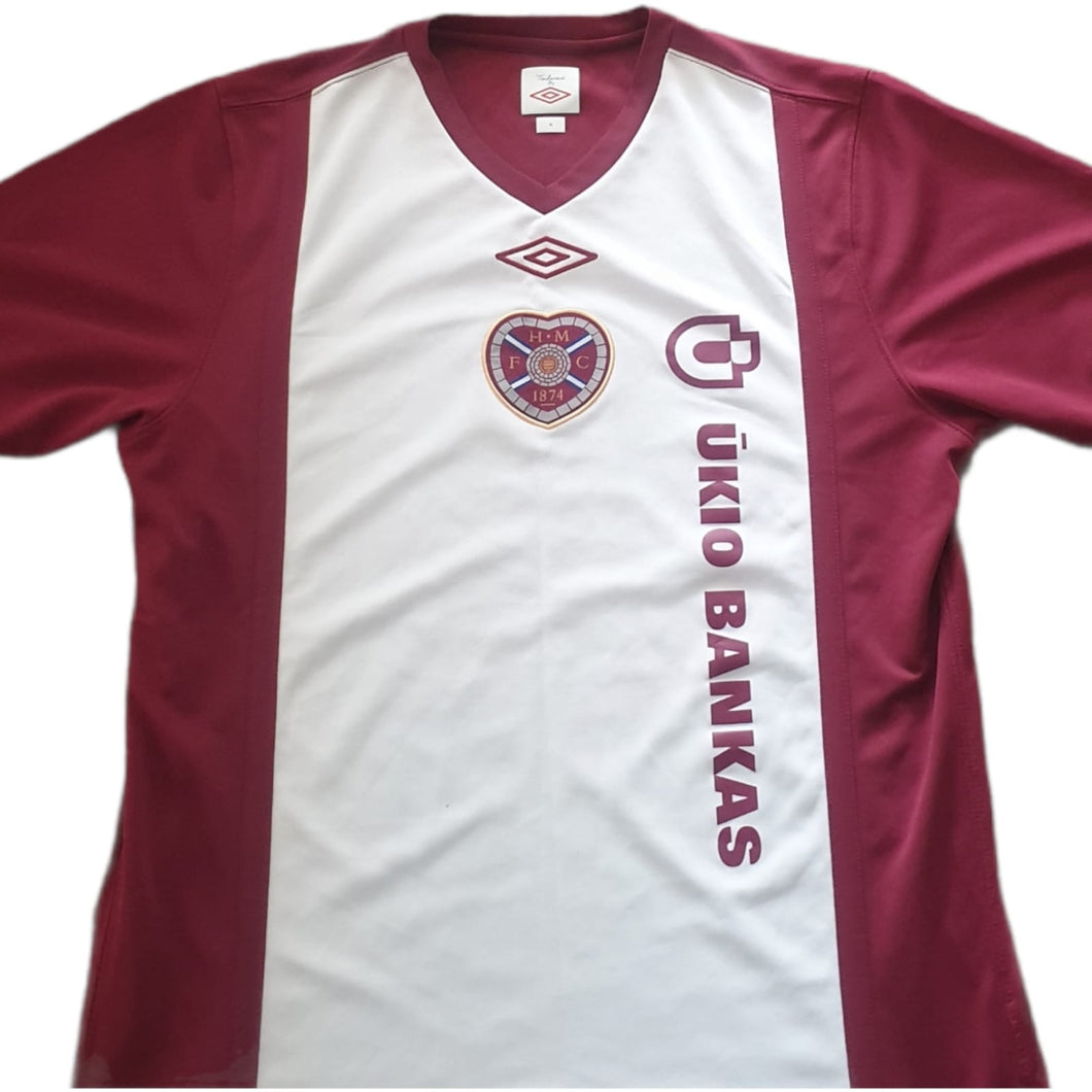 Heart of Midlothian 2010-11 Home Shirt (Size Medium)