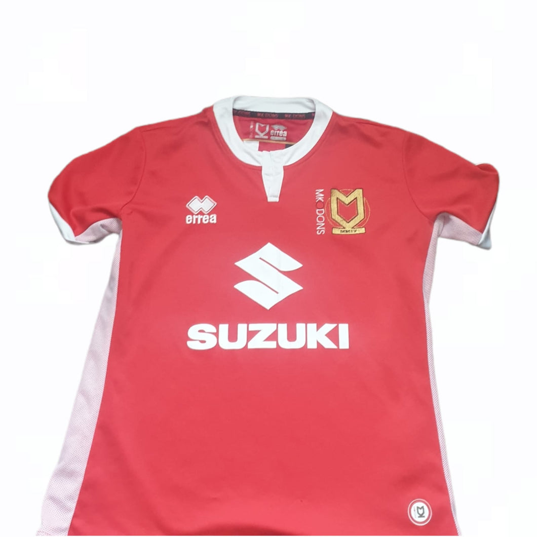 MK Dons 2017-18 Away Shirt (Size Small)