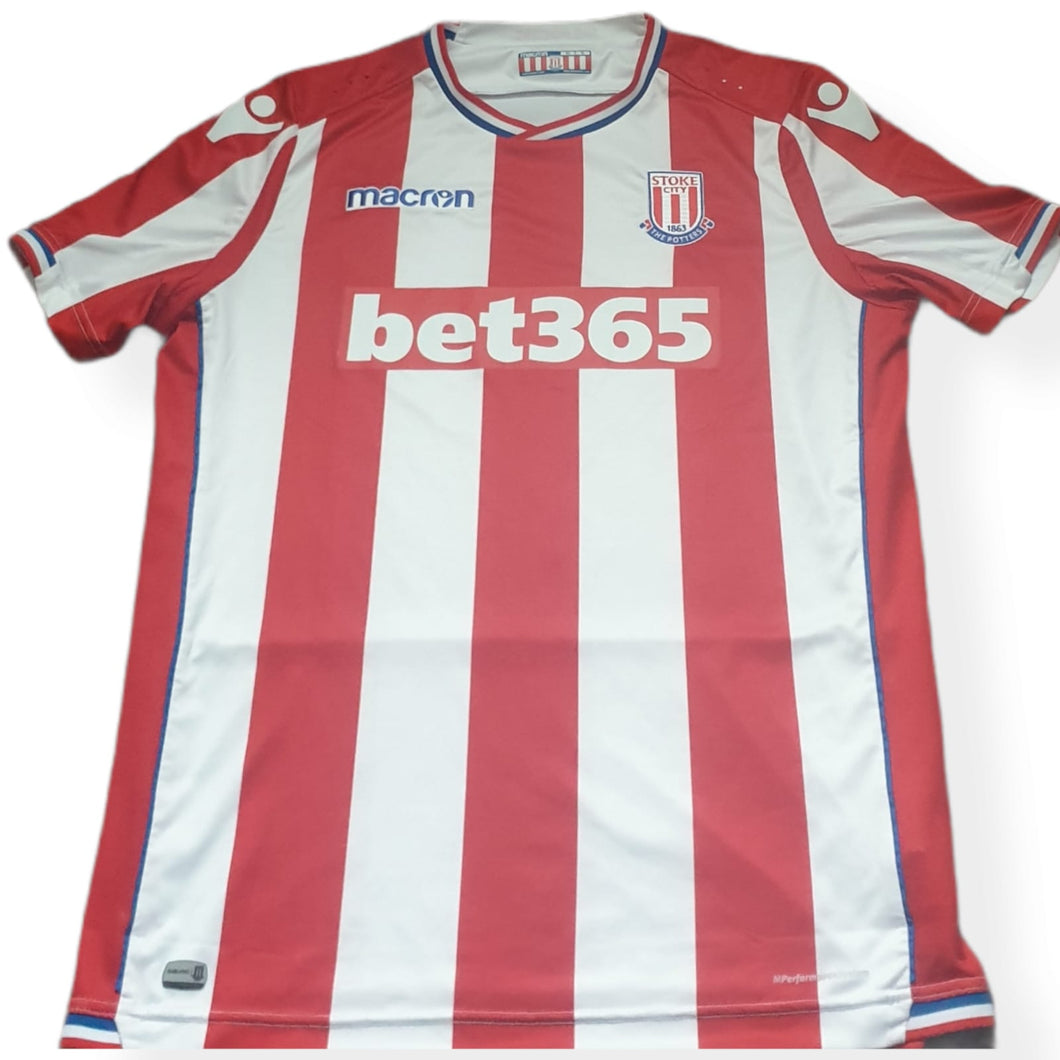 Stoke City 2017-18 Home Shirt (Size XL)