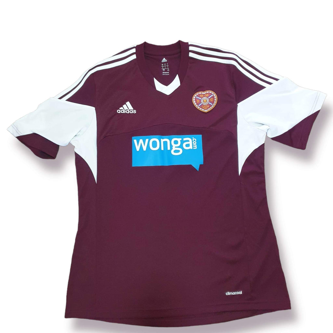 Heart Of Midlothian 2013-14 Home Shirt (Size Large)