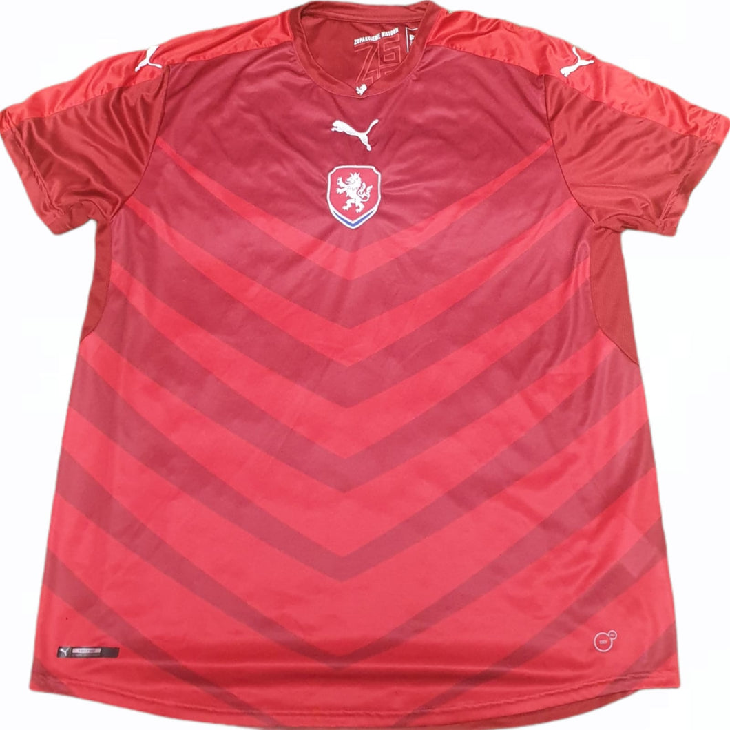 Czech Republic 2018-17 Home Shirt (Size XXL)
