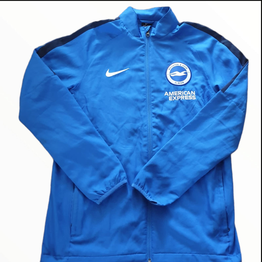 Brighton & Hove Albion 2018-19 Home Lightweight Jacket (Size Medium)