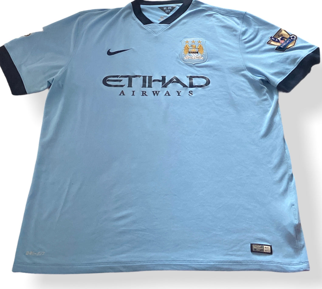 Manchester City 2014-15 Home Shirt (Size XXL)