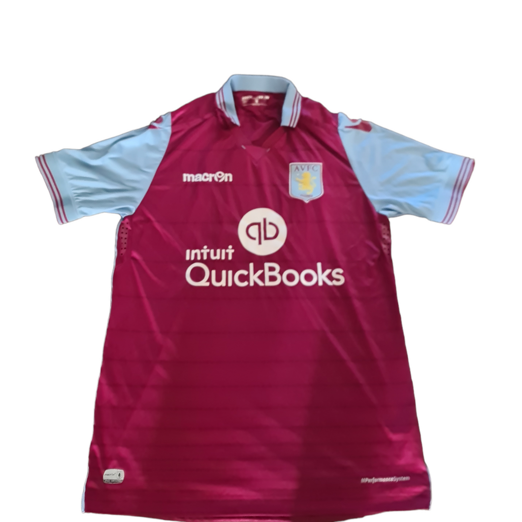 Aston Villa FC 2015-16 Home Shirt (Size Large)