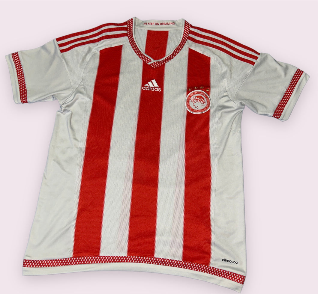 Olympiacos Piraeus 2015-16 Home Shirt (Size Medium)