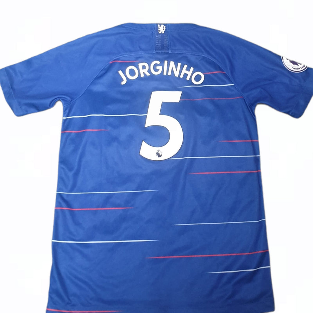 Chelsea 2018-19 Home Shirt Jorginho (Size Youth XL 13-15yrs)