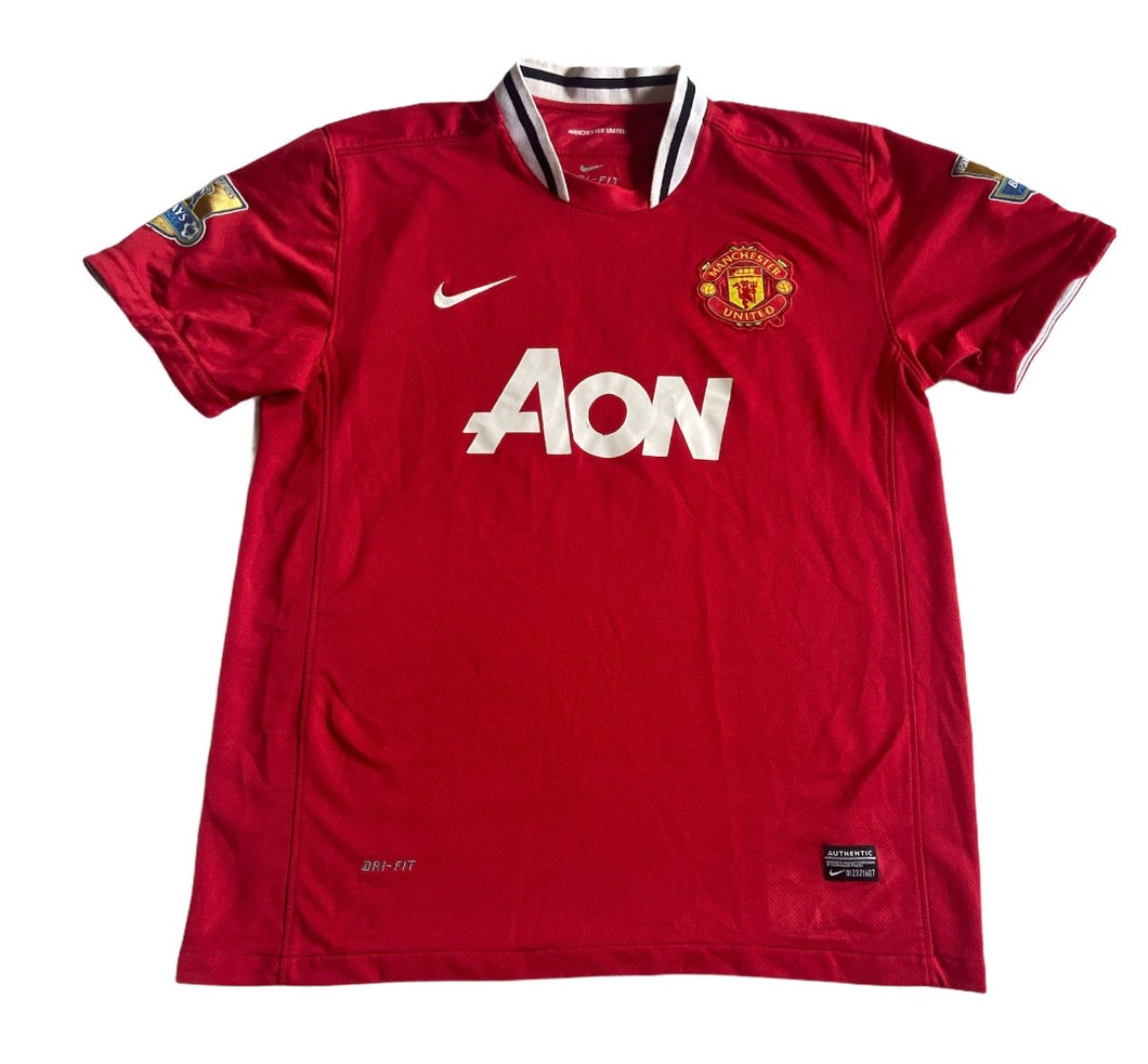 Manchester United 2011-12 Home Shirt Giggs #11 (Size XL)