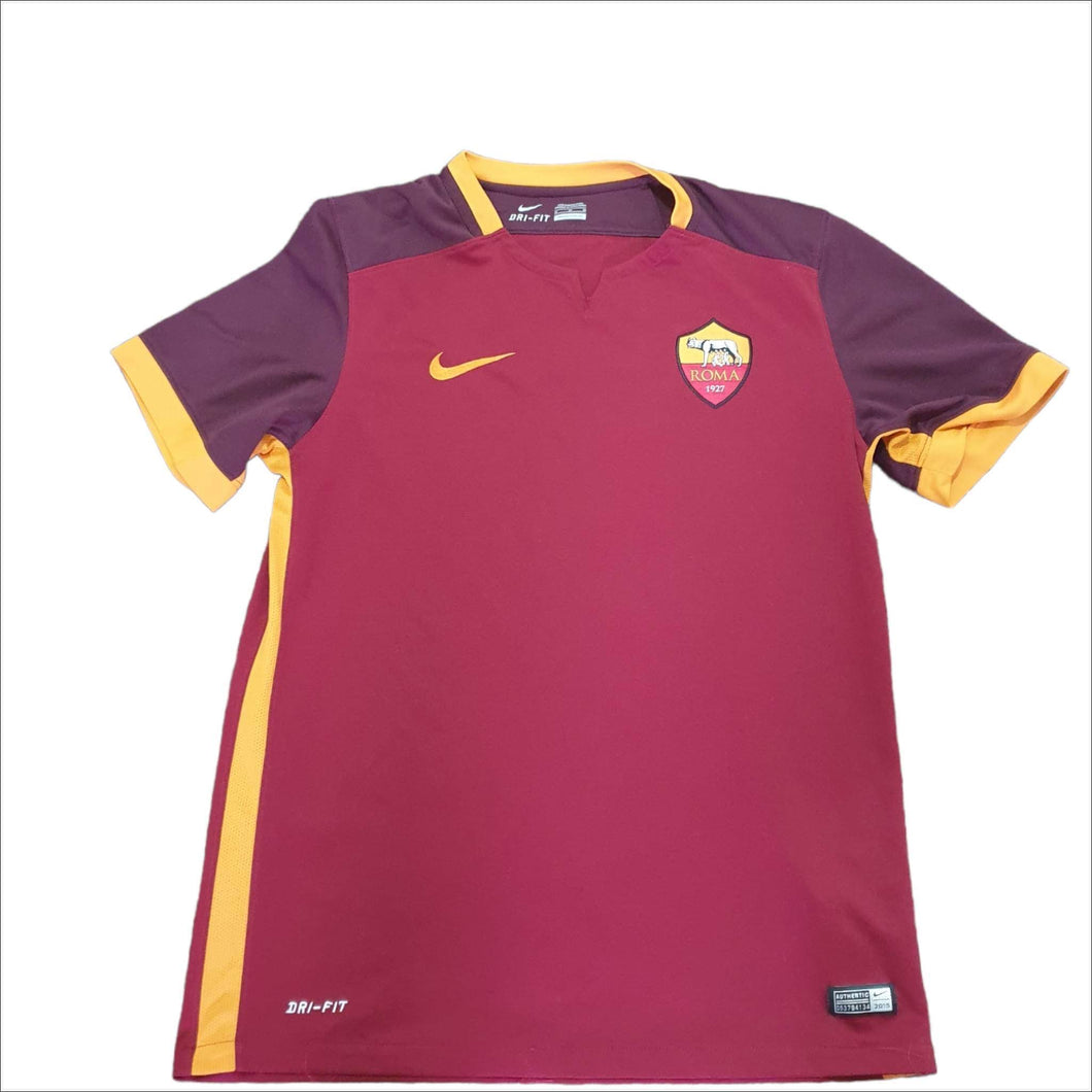 AS Roma 2015-16 Home Shirt (Size Medium)