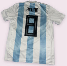 Load image into Gallery viewer, Argentina 2018 Home Shirt #8 Acuña (Size Medium)
